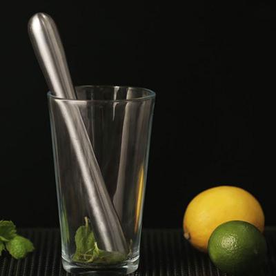 Stainless Steel Ice Crushing Rod Bar Cocktail Wine Muddler Mixing Stick Tool