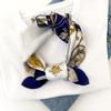 1116 retro carriage new silk small square scarf women's spring and summer decoration small scarf mulberry silk silk scarf sunscreen shawl