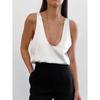 Light Luxury Comfortable Women U-neck Vest Top 2026 Spring and Summer Girls Breathable Soft Satin Lining Sleeveless Inside Top