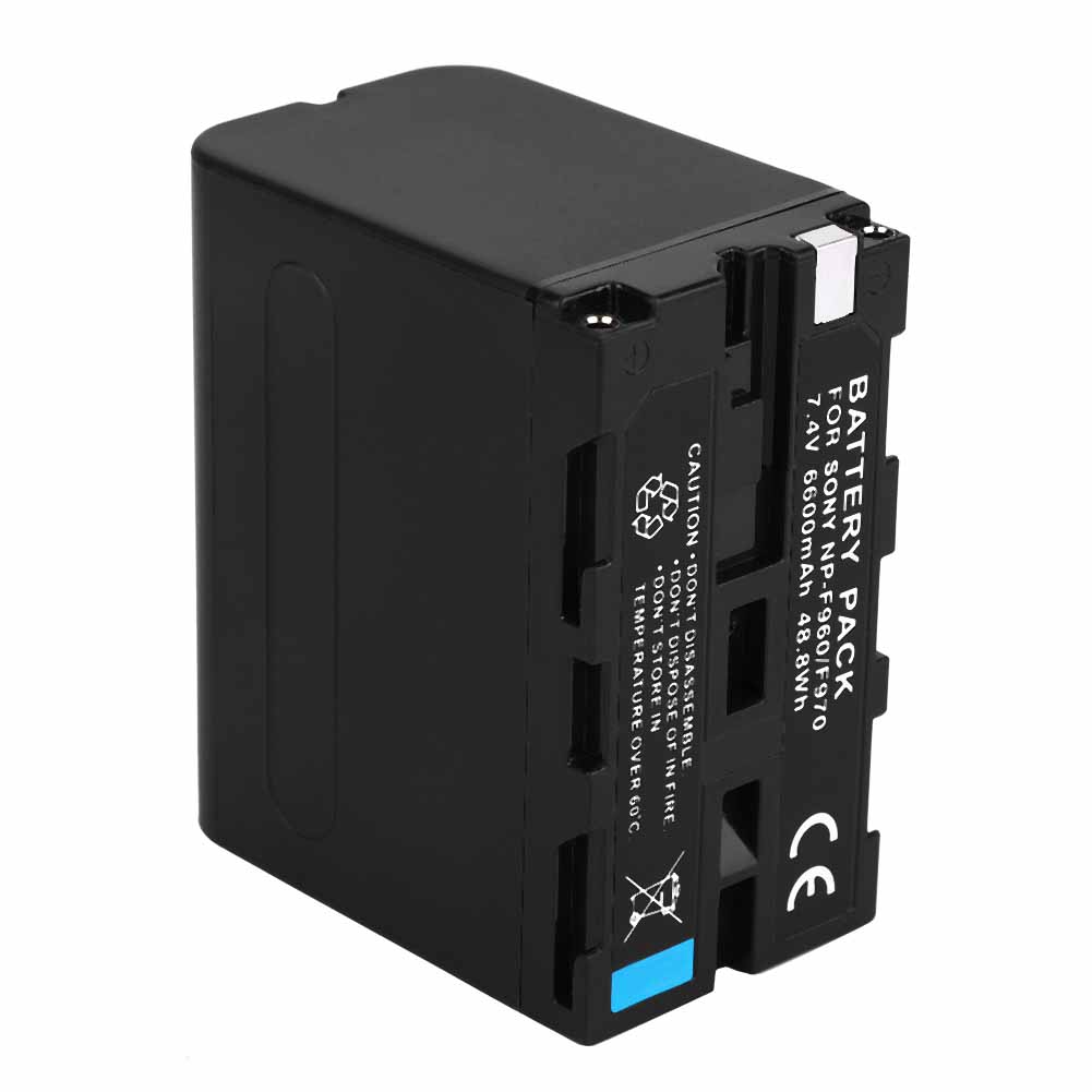 NP-F960F970 6600mAh Wiederaufladbarer Lithium-Ionen-Akku für Sony Videoleuchte Monitor