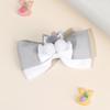 2Pcs New Cute Children's Candy Hairpin, Ribbed Hairpin, Rabbit Ear Hair Accessories Bow Headdress Clip Gift