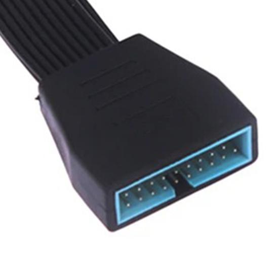 USB 3 Header Extension Cable Motherboard 19/20 Pin Male To Female Internal Extension Cable