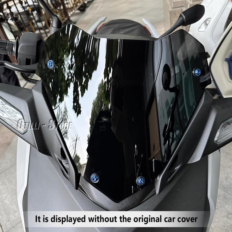 Acrylic Windshield Yamaha X-MAX 300 Scooter - Tall Height Windscreen Deflector Urban Commuting Touring