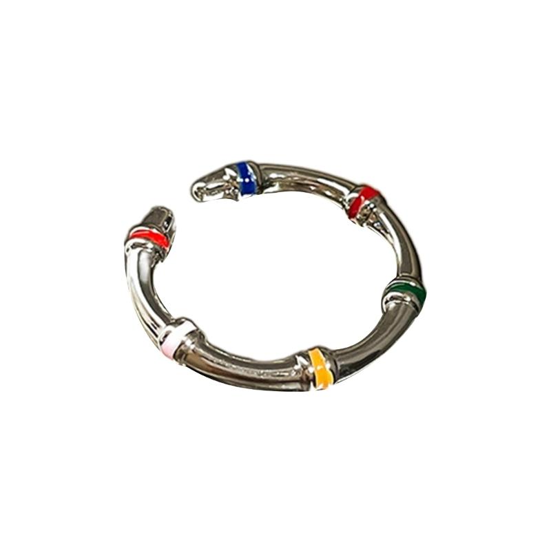 

Colorful Flower Star Rings Handcrafted Women Finger Jewelry Female Jewelry Alloy Material Opening Rings for Daily Wear