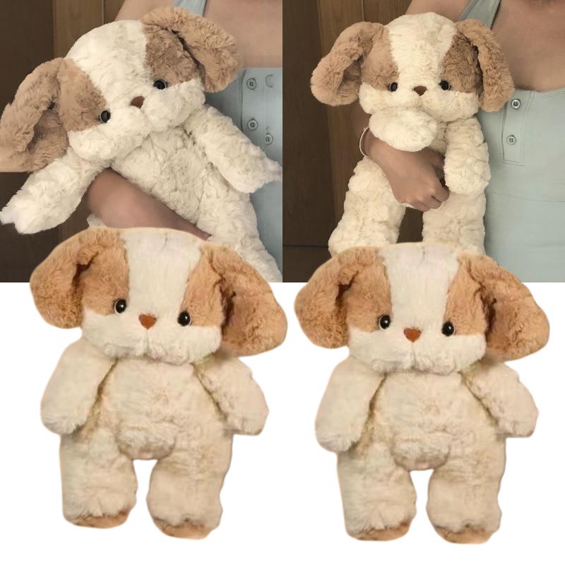 Cartoon Dog Cute Plush Dolls Animal Stuffed Toys Sleepy Companion Throw Pillow