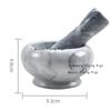 1pc Marble Garlic Masher Manual Mini Tablet Sichuan Pepper Grinder Marble Hand-held Utensil Home Decoration Kitchen Utensils