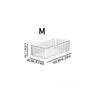 Acrylic Desk Organizer with Built-in Stationery Holder for Cosmetics