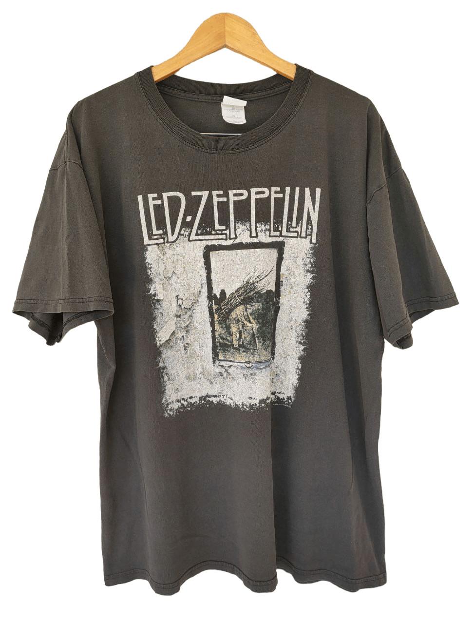 Rare 90 Led Zeppelin Band For Fan Cotton Unisex Tshirt Reprint S5XL KH6453 XL