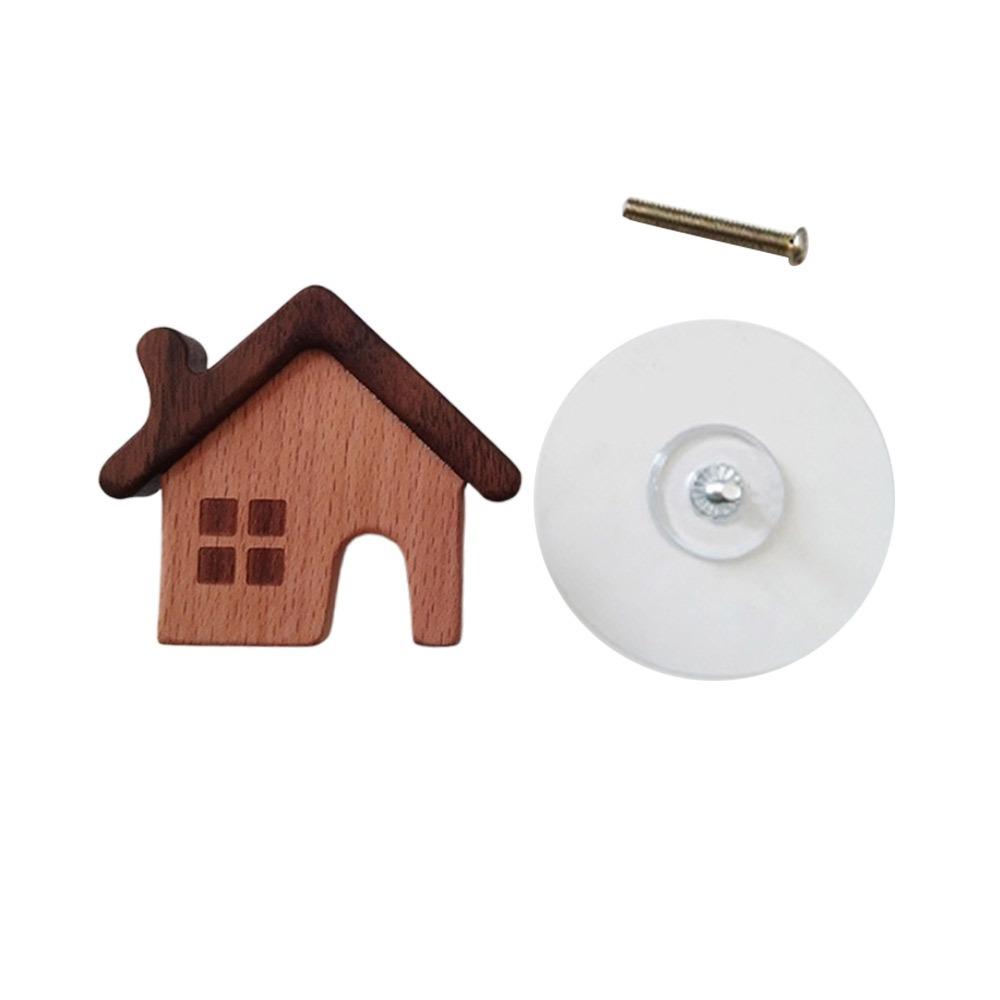 

Креативные деревянные ручки для шкафов, однотонные ручки для дверей из бука, скандинавские деревянные крючки для вешалок, бытовые