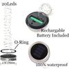 Solar Mason Jar Lid Light 20 Leds Fairy String Lights with Handles for Garden Hanging Lantern Patio Wedding Party (No Jar)
