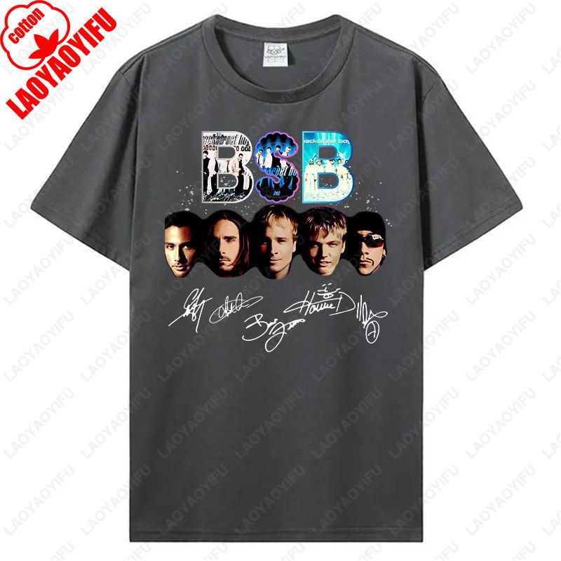 

Backstreet Boys Millennium Tour Music Vintage Tshirt Men Women Hipster Popular Tops Summer Fashion Streetwear Unisex Tees Gift 4XL