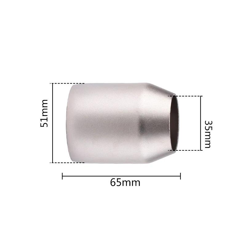 1pc Universal Motorcycle Exhaust Adapter Escape 51mm 60mm to 51mm Pipe connection Reducer Muffler Stainless Steel Mid-pipe