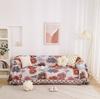Nordic Knitted Double-sided Availability Flower Pattern Sofa Towel for Living Room Couch Slipcover Sofa Protector Home Decor