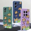 Capybara Cartoon Phone Cover Case for Xiaomi Redmi Note 15 Pro Plus 11S Note 14 13 9S 14 9 10 Lite 11 12 12S 8
