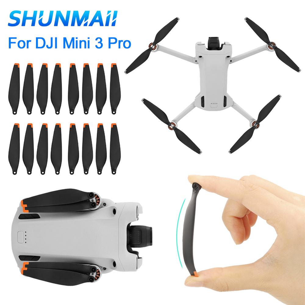 8pcs Propeller Replacement for DJI Mini 3 Pro Drone Low-Noise Quick-Release Blades Light Weight Wing Fans Spare Accessories