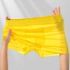 Men's Summer Ice Silk Non-mark Breathable Mulberry Silk Crotch Comfortable Flat Angle Underwear