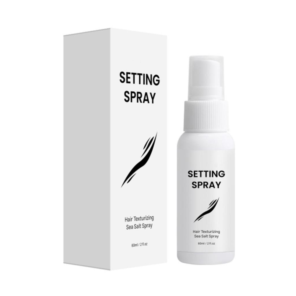 Styling-Spray Lang anhaltendes Starkes Styling Feuchtigkeitsspray Erfrischendes Nicht fettendes Haarstyling-Gel Wasser 60ML