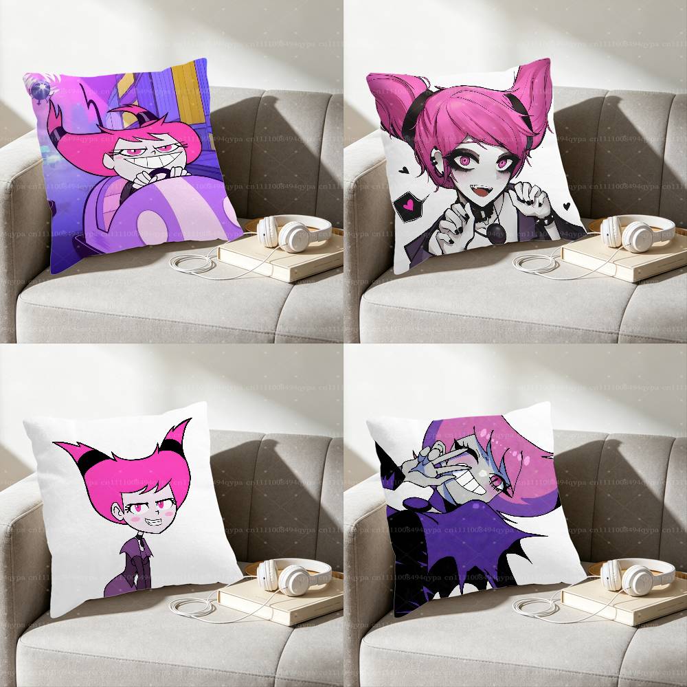 Jinx TTeen Titans Throw Pillow Cover Home Decor Art Decor Pillowcase Cushion Cover for Bed Sofa Living Room Indoor and Outdoor