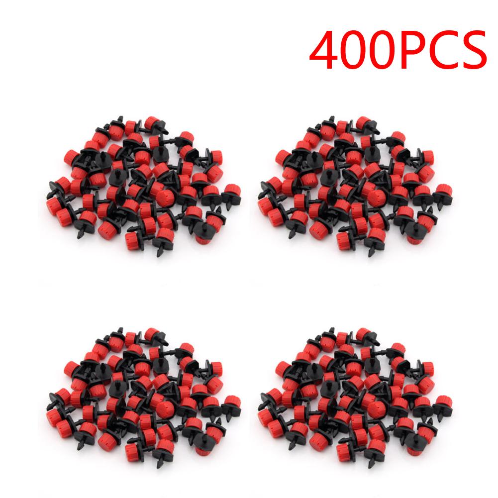 100pcs/bag Flow Head Drippers Adjustable Micro Irrigation Drippers Water Saving Anti-clogging Water Dropper Head Garden Tools