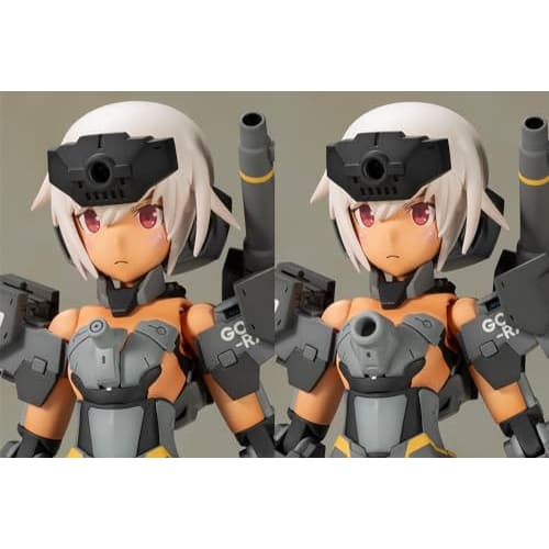 Kotobukiya Frame Arms Girl Gourai Kai Black with FGM148 Type Anti-Tank Missile, Approximately 160mm Tall, Non-Scale Plastic Model