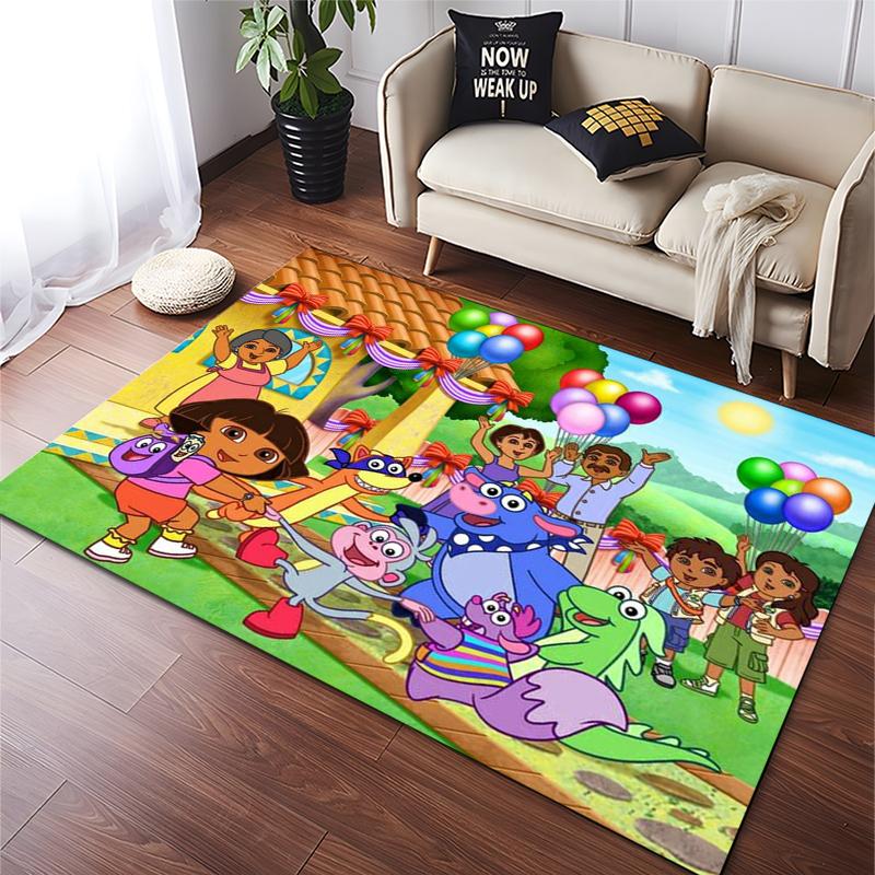 Funny D-Dora Classic Anime Explorer Area Carpet for Living Room Home Decor Sofa Table Kids Rug Non-slip Chair Lounge Floor Mat