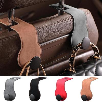 Car Seat Headrest Hooks Reusable Car Bag Hooks Headrest Purse Hooks Soft Storage Organizer For Clothes Carry Bags Umbrellas