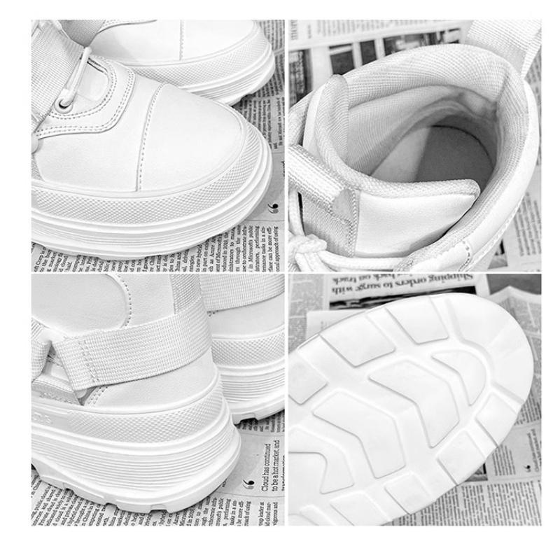 Модные мужские ботинки на платформе Matsutake с толстой подошвой — фото 5