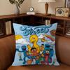 Cartoon SSesame Street   Cushion Cover Pillowcase Upholstery Sofa Throw Pillow Home Decor Pillowcas