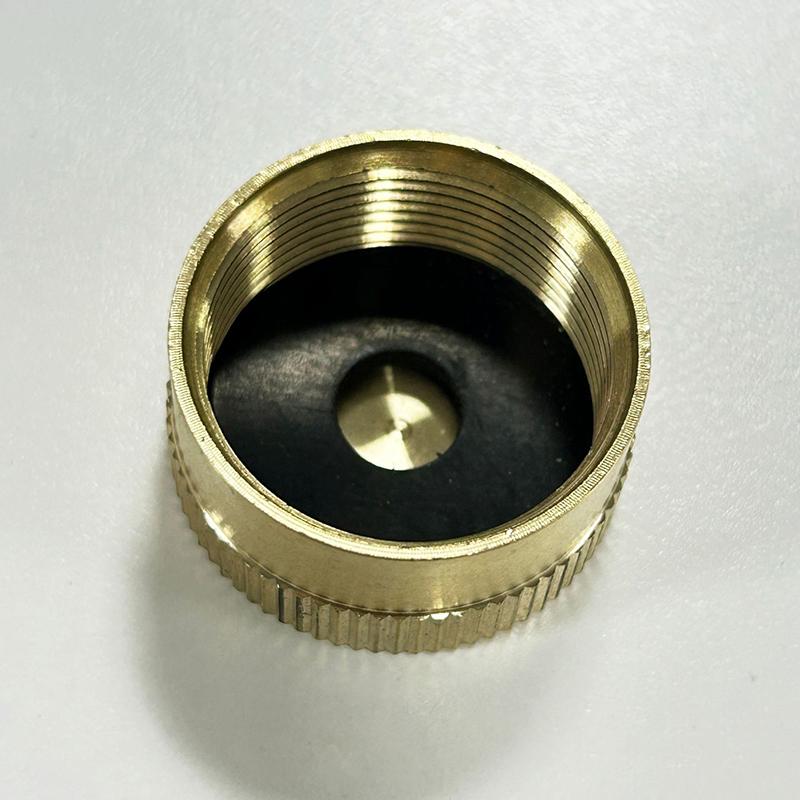 Mosiężna zakrętka do napełniania butli propanowej 1 funt zbiornika gazowego cylindra uszczelniona zakrętka zakrętka ochronna do kuchenki plenerowej