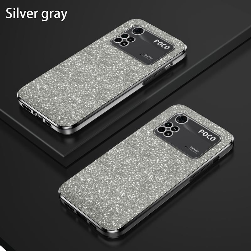 

For Poco M4 Pro Case Bling Luxury Electroplate Glitter Case For Xiaomi POCO M4 Pro Shockproof Soft Bumper Clear Back Cover Pcoco M4 Pro 5G