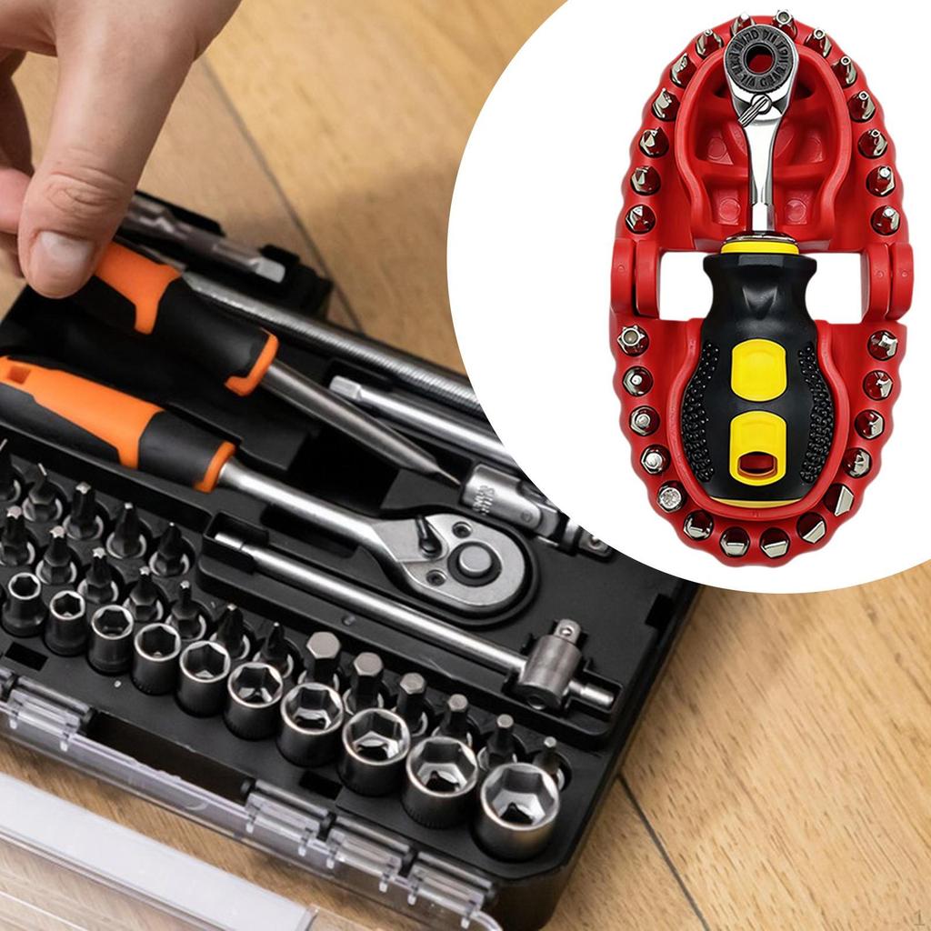 Screwdriver Bit Set Holder Low Profile Handy Tools Mini for Men Diyers