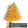 Sanbelm Kitchen Brush, Freestanding Dishwasher, Yellow, Nicot Kitchen Brush Kaku-chan, Made In Japan, K60443