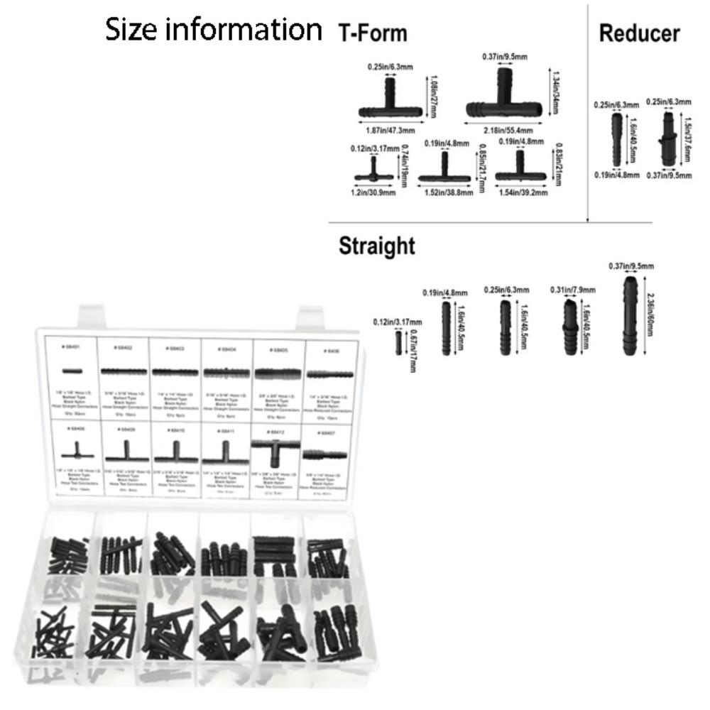 Straight Design Car Hose Connector Plastic Material Plastic Connectors Garden Tools