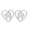Stainless Steel Hip-Hop Punk Smiley Face & Cupid Angel Earrings