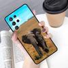 Elephant Baby Nature Phone Case Cover For Samsung Galaxy S24 S25 Ultra S21 S22 Ultra S10E Note 10 Plus Note 20 FE S23