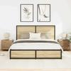 Nightstand Set of 2 Artisan Oak Finish 50 x 39 x 41 cm Engineered Wood