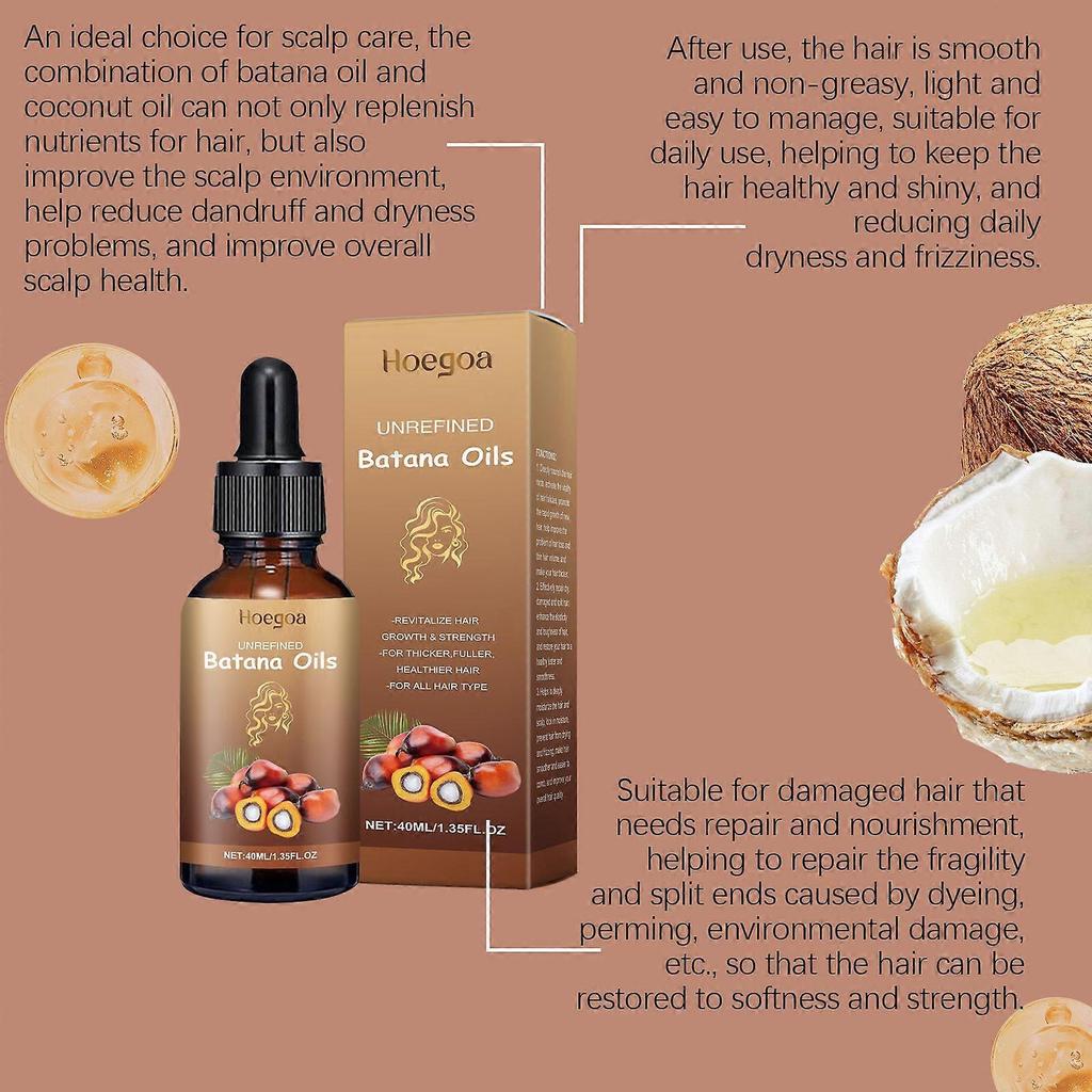 Hair care oil repairs dry and frizzy hair, moisturizes the scalp and softens it, daily massage hair care oil 40ml