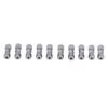 10Pcs Brake Line Connector Chrome Plated Copper Brake Pipe Fitting for 4.75mm Dia Tube