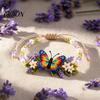 Portable Arts Crafts for Adults DIY Beaded Bracelet Making Kit, 3D Hummingbird Butterfly Fox Relaxing Hobbies Stress Relief Craft Beginner-Friendly
