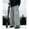 Outdoor Sports Mountaineering Cotton Pants Men's Winter New Thickened Thermal Paratrooper Pants Contrasting Color Zipper Tooling Casual Trousers