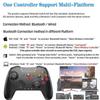 Bluetooth Controller for Switch/Mac/PC/Steam/Mobile Phone/iOS/Android//TV/iPad/Table/Apple Arcade MFi Games, switch pro