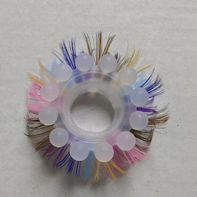 Silicone Sheep Eye Ponytail Cock Ring Hair Tie