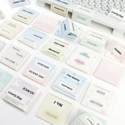 50 Stück Ins süße englische Buchstaben Mini-Kartenkopf Kpop Star 1-Zoll-ID-Fotoverpackung DIY-Materialien Opp-Beutel-Dekoration