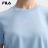 Fila Women's Knitted Short Sleeve T-Shirt with Slit Back