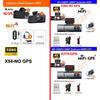 UHD 4K Dash Cam 3 Lens Driving Recorder Car DVR 1080P Rear Lens Camera Built-In WiFi GPS 24-Hour Parking Monitoring Black Box