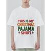 Christmas T Shirt Black This Is My Christmas Pajama Shirt Print Holiday Party Wear