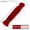 100Pcs Chenille Stems Toys Diy Strips Twist Bar Anvil Wire Craft Pipe Creative Hobby Children Plush Stick Chenille Sticks