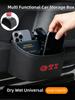 Car Trapezoidal Sloped Black Leather Door Multi-Functional Storage Compartmen For Volkswagen VW Golf 4 6 7 GTI Tiguan Passat B5 BIV1