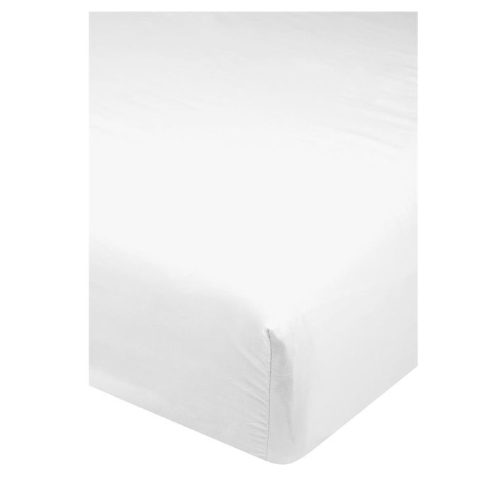 Drap housse 160 x 200 cm Cocon blanc