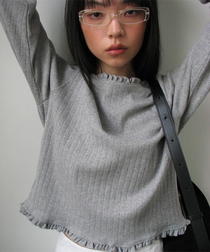 Nihi Little Frill Tee (Melange Gray)